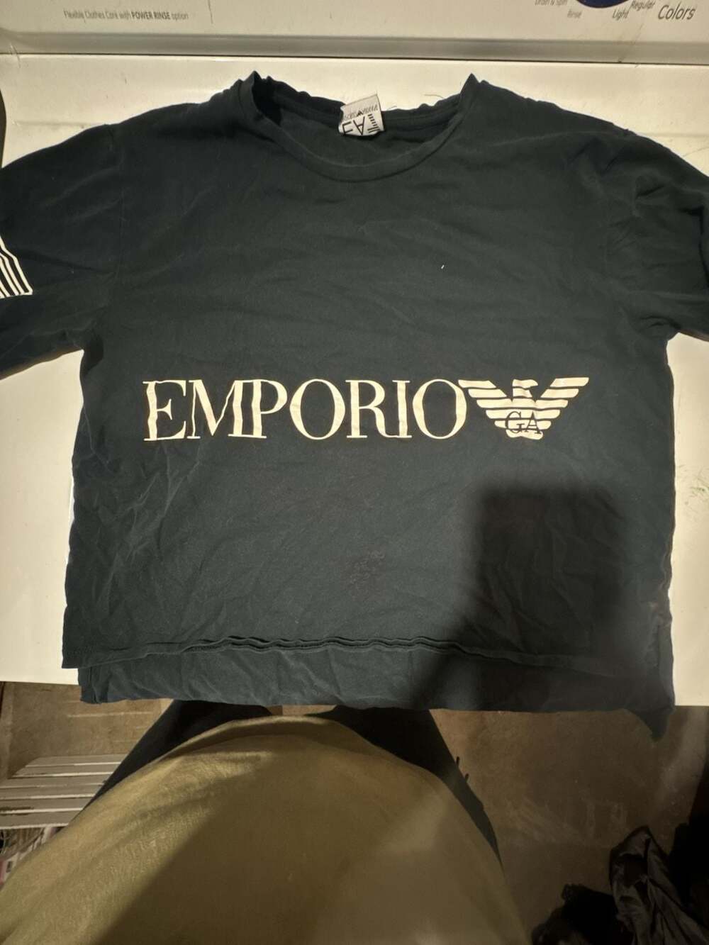 EA7 Emporio Armani Logo T-Shirt Black